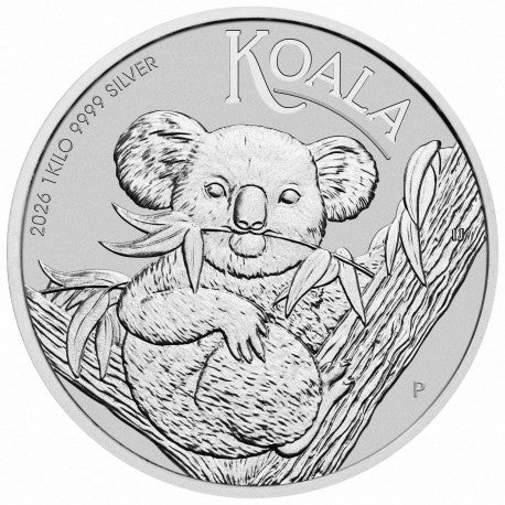 Australian Koala 2026 – 1 kg sølvmønt