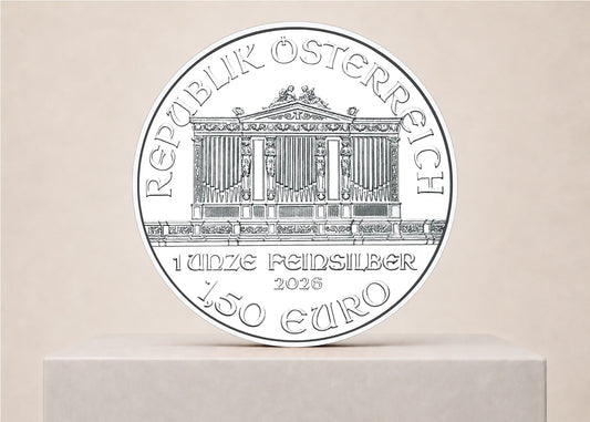 Wiener Philharmoniker 2026 1 oz sølvmønt – fjernlager