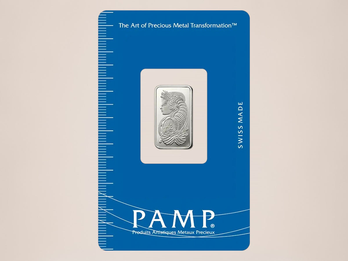 PAMP Lady Fortuna 5 g platinbarre – fjernlager
