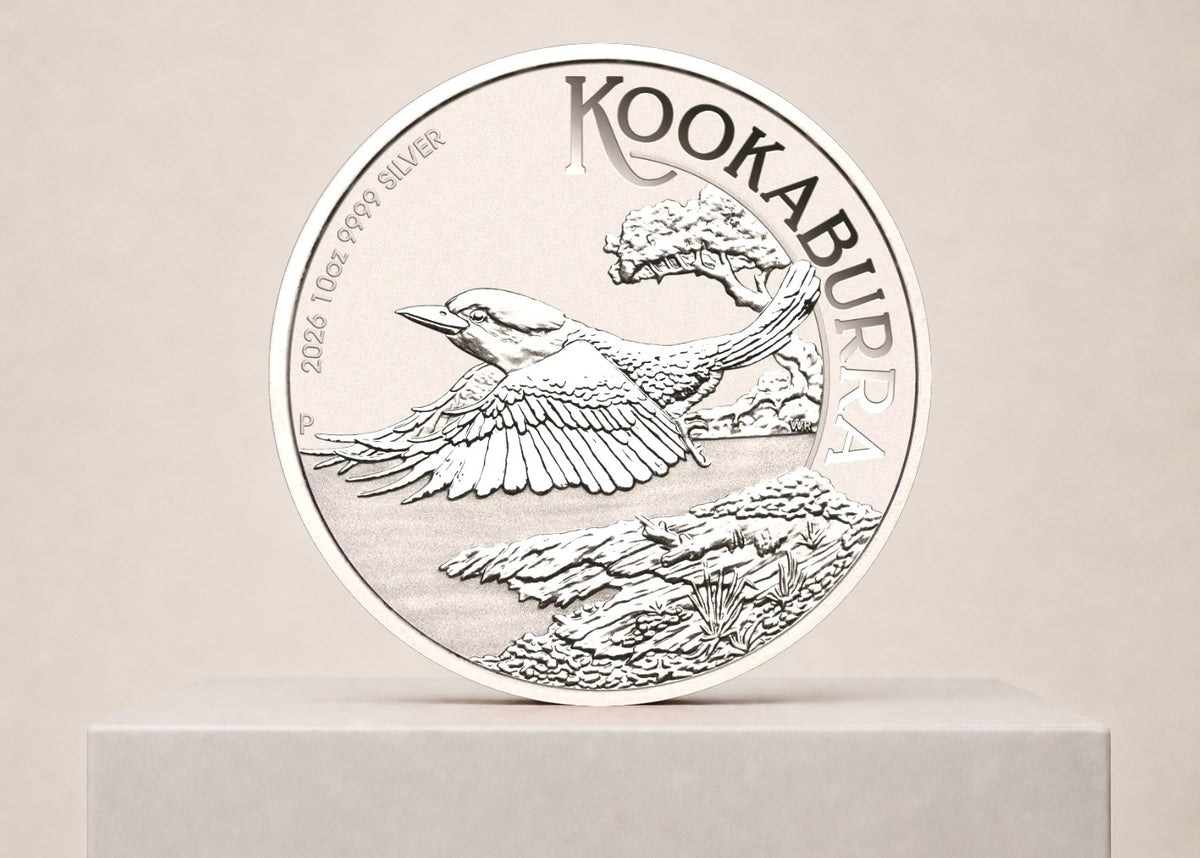 Kookaburra 2026 10 oz sølvmønt – fjernlager