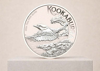 Kookaburra 2026 10 oz sølvmønt – fjernlager