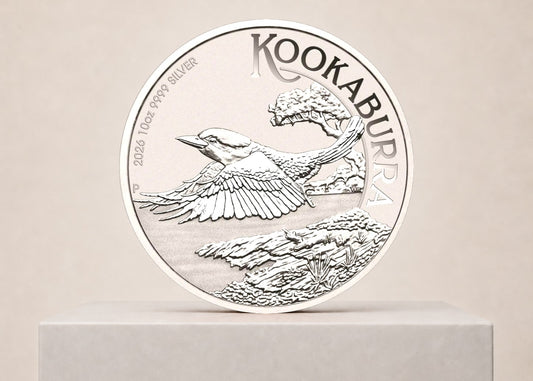 Kookaburra 2026 10 oz sølvmønt – fjernlager