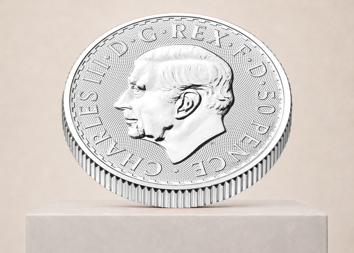 Britannia Charles III 2026 1/4 oz sølvmønt – fjernlager