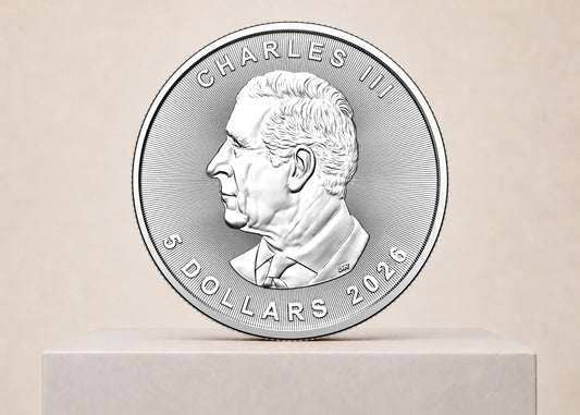 Canadian Maple Leaf 2026 1 oz sølvmønt – fjernlager