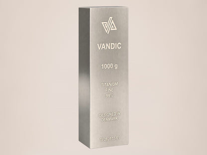 Vandic 1 kg titaniumbarre – Grade 1