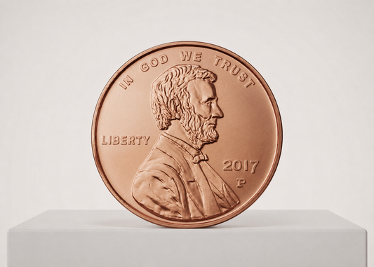 1 oz Lincoln Head Cent 999 kobbermønt
