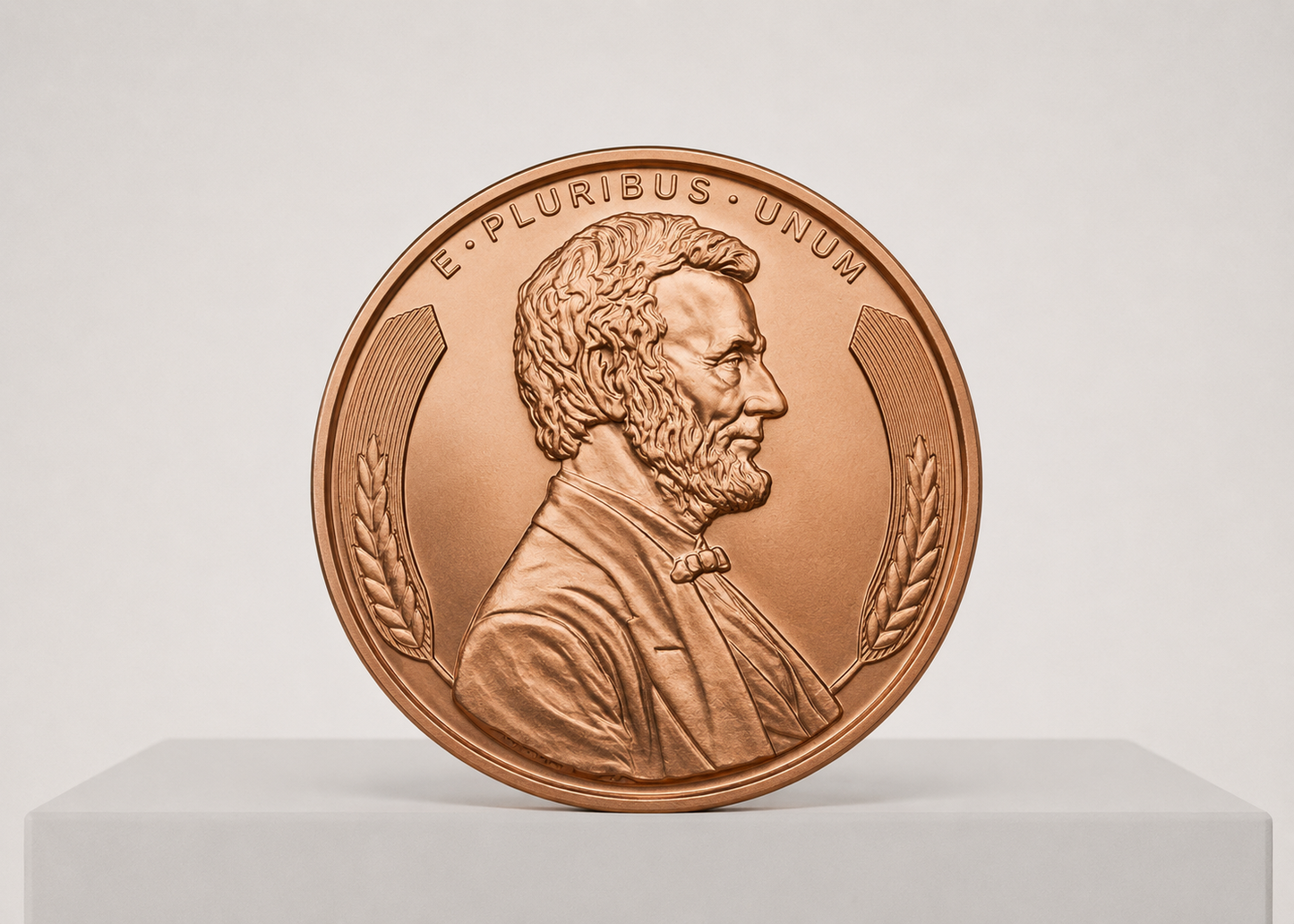 1 oz Lincoln Wheat Penny 999 kobbermønt