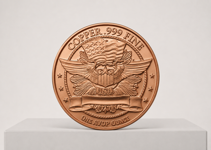 1 oz Mercury Dime 999 kobbermønt