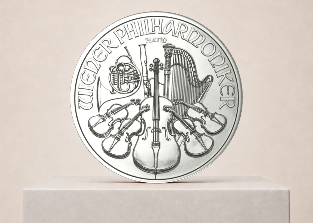 Vienna Philharmonic 2026 1 oz platinmønt – fjernlager