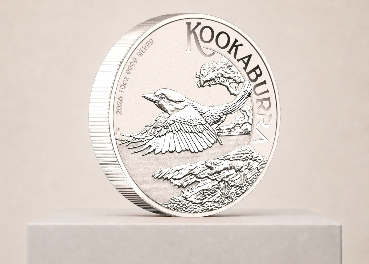 Kookaburra 2026 10 oz sølvmønt – fjernlager