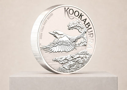 Kookaburra 2026 10 oz sølvmønt – fjernlager
