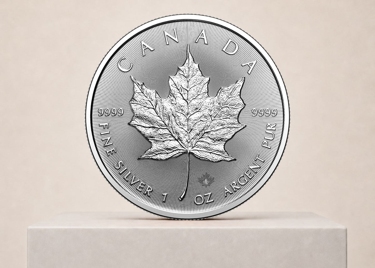 Canadian Maple Leaf 2026 1 oz sølvmønt
