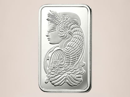 PAMP Lady Fortuna 1 oz sølvbarre – fjernlager
