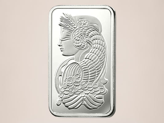 PAMP Lady Fortuna 1 oz sølvbarre – fjernlager