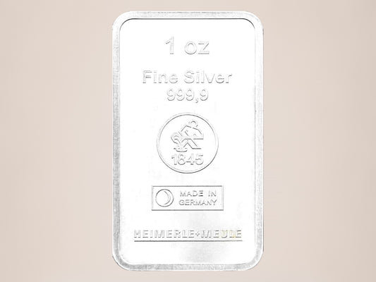 Heimerle + Meule 1 oz sølvbarre - fjernlager