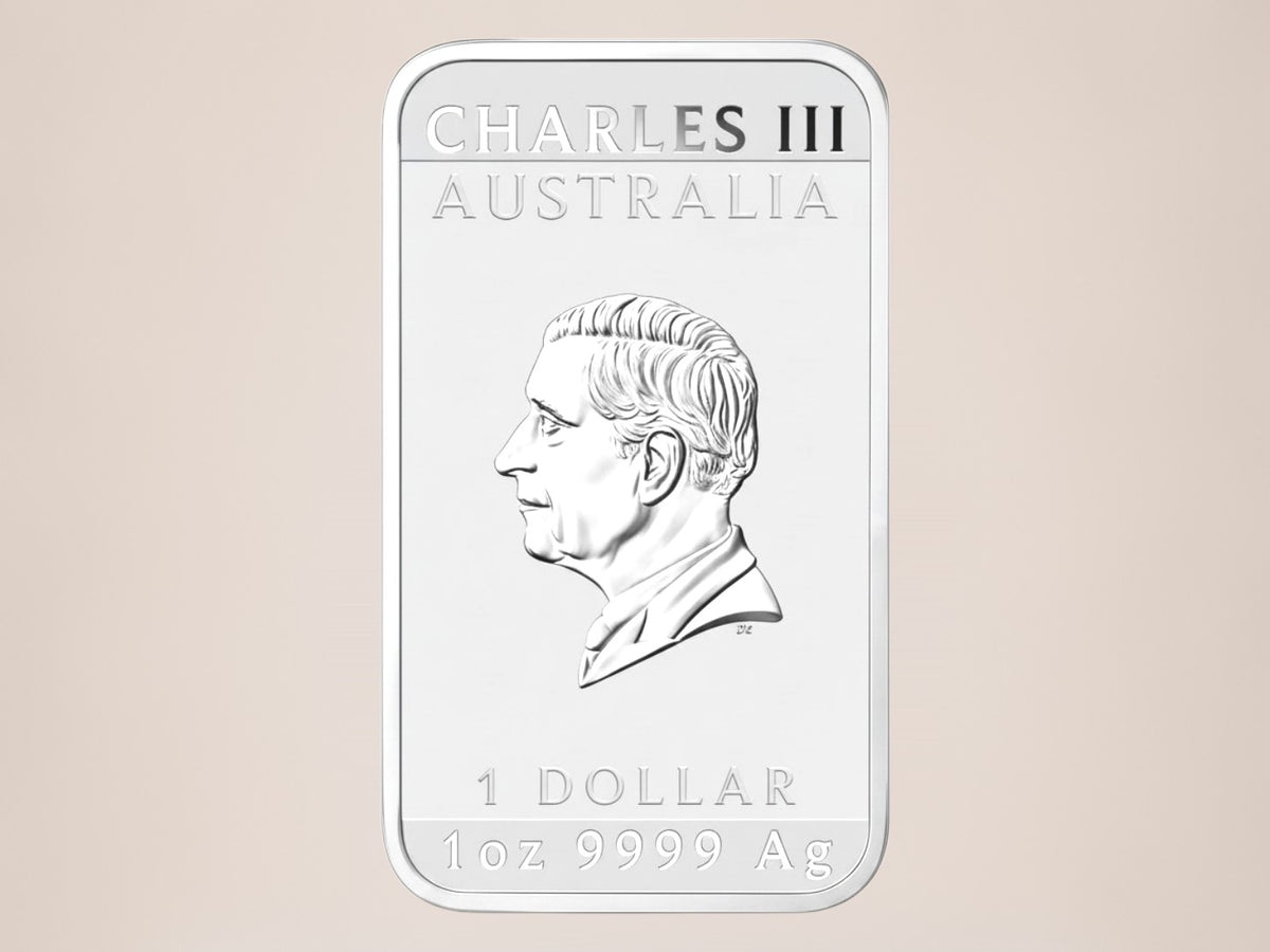 Perth Mint Rectangular Dragon 2026 1 oz sølvmønt