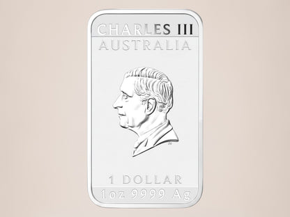 Perth Mint Rectangular Dragon 2026 1 oz sølvmønt