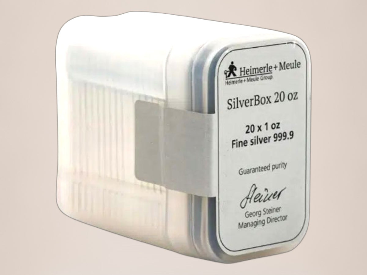 Heimerle + Meule 1 oz sølvbarre - fjernlager