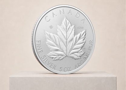 Grand Maple Leaf 2026 5 oz sølvmønt – fjernlager