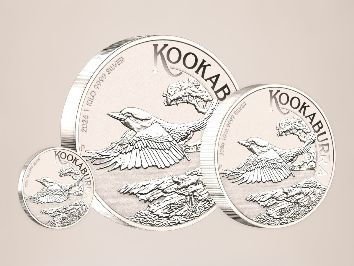 Kookaburra 2026 10 oz sølvmønt – fjernlager