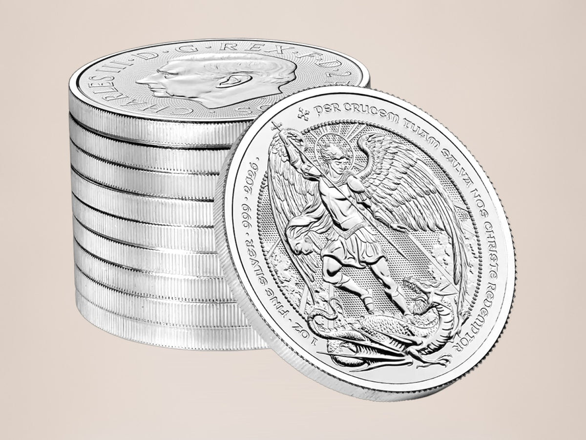 The Angel 2026 1 oz sølvmønt – fjernlager