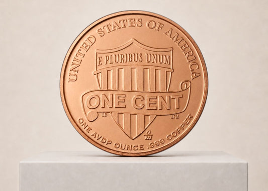 1 oz Lincoln Head Cent 999 kobbermønt
