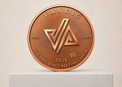 1 oz The Vicious Wolf 999 kobbermønt